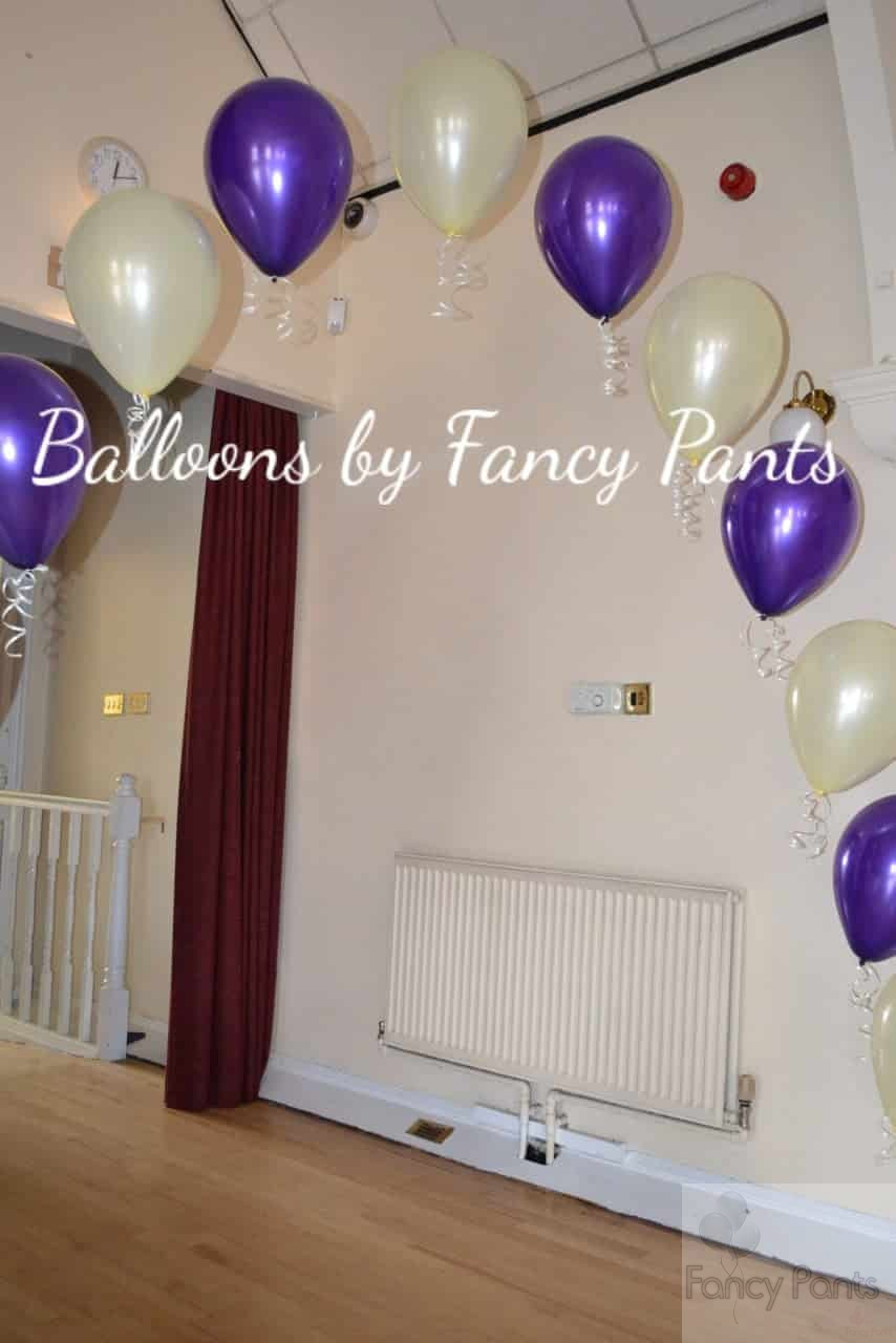 Door Arch Purple & Ivory