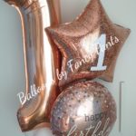 Rose Gold Foil Bouquet Party Balloons