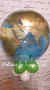 Santa Stop Here Seasonal Christmas Globe