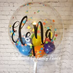 Colourful Personalised Balloons