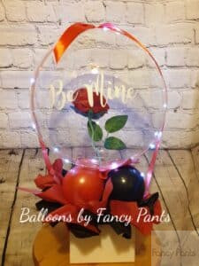 Valentines day seasonal balloons