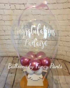 personalised balloons for money gift