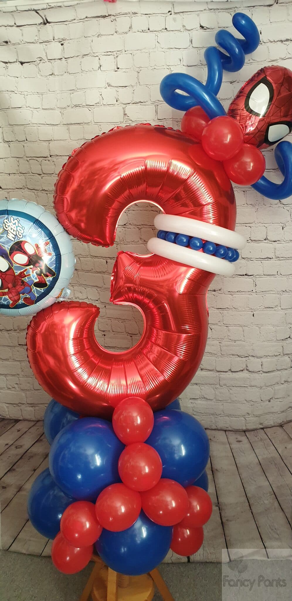 Spider Man character balloons