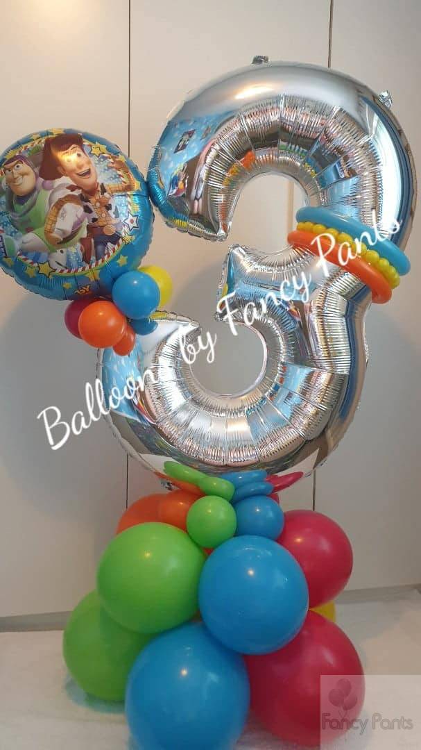Air Filled balloons Toy Story Marquee Display